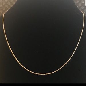 Genuine 14k gold 24 inch necklace